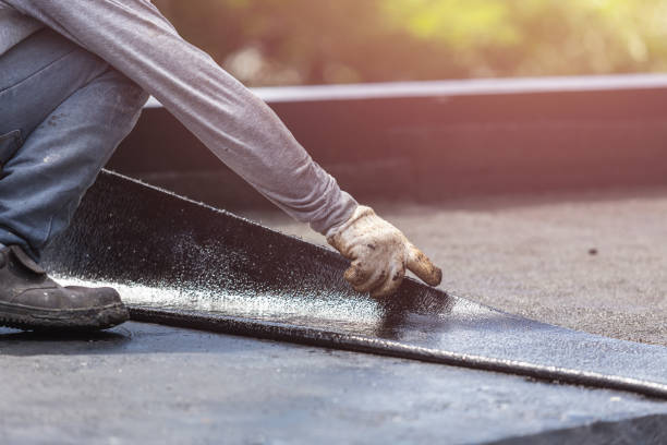 Professional Waterproofing technician working in Pratts, VA